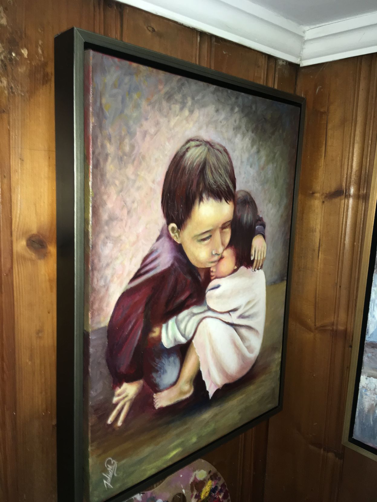 Felix Baizabal - painting of sister